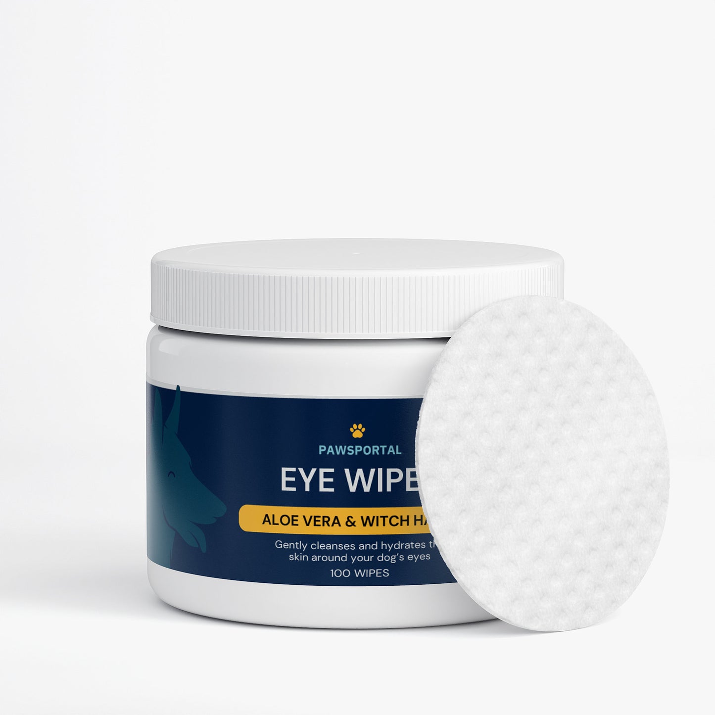 Pawsportal Natural Dog Eye Wipes