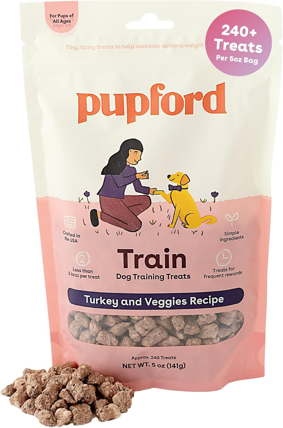 Freeze Dried Training Treats for Dogs & Puppies, 225+ Three Ingredient Bites (Beef Liver, 2 Oz)