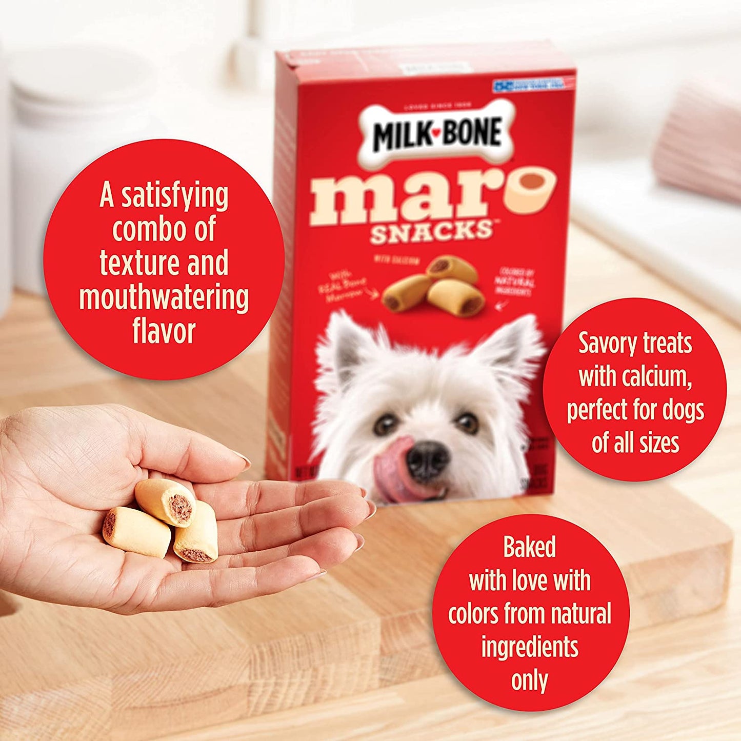 Milk-Bone Marosnacks Small Dog Treats with Bone Marrow