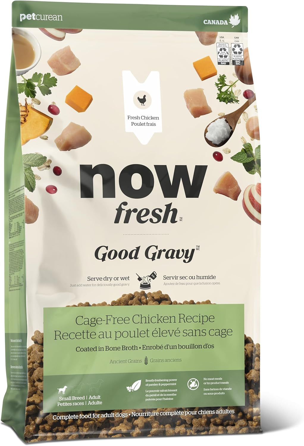 Dry Dog Food Good Gravy, Bone Broth Coated Kibble