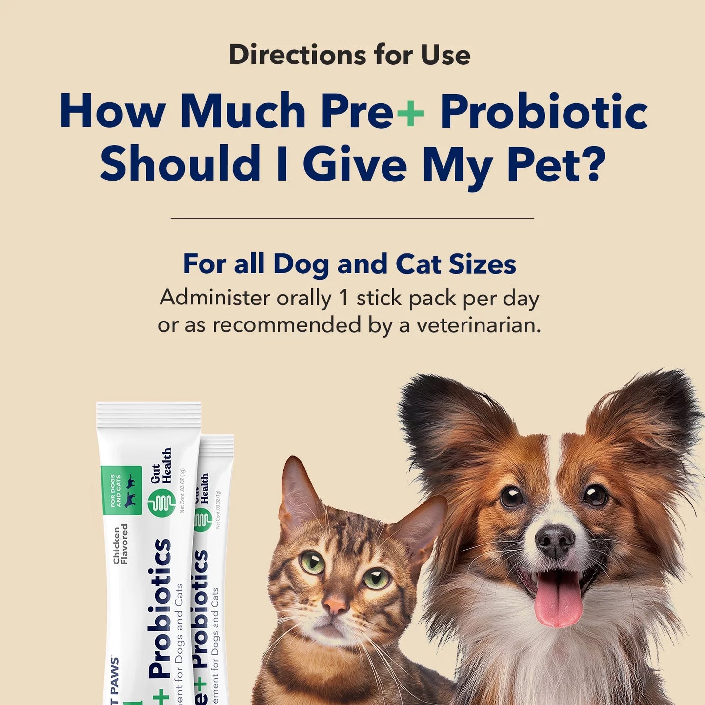 Probiotics for Dogs | Powder Supplement with Digestive Enzymes and Prebiotics Support | Digestion and Immune Support | Chicken Flavor | 30 Count