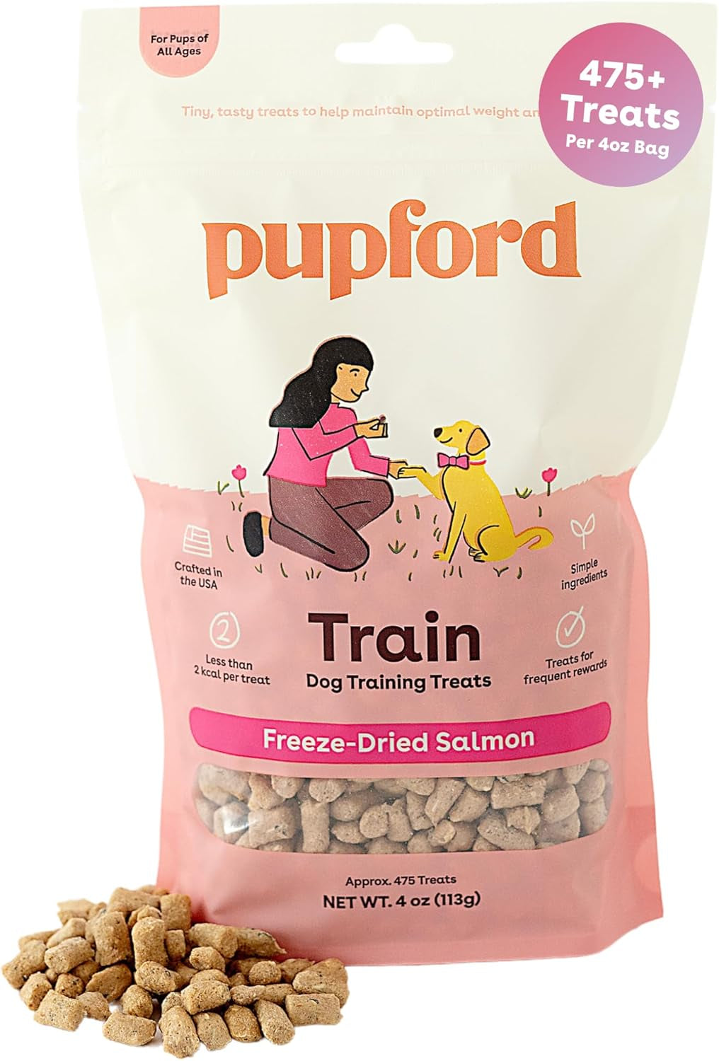 Freeze Dried Training Treats for Dogs & Puppies, 225+ Three Ingredient Bites (Beef Liver, 2 Oz)