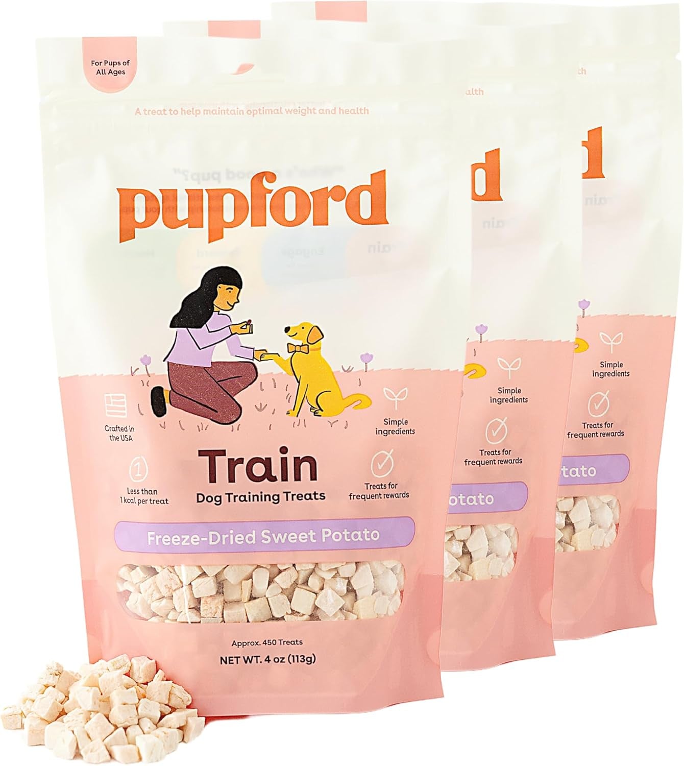 Freeze Dried Training Treats for Dogs & Puppies, 225+ Three Ingredient Bites (Beef Liver, 2 Oz)