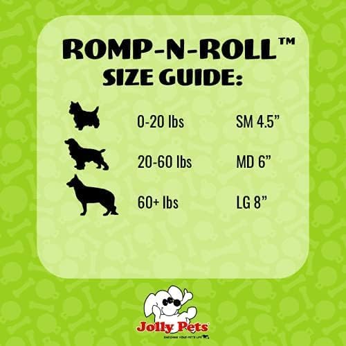 Interactive Fetch Romp-N-Roll Rope and Ball Dog Toy Small Medium Large Non Toxic