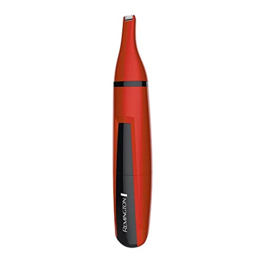 Pocket Size Battery Operated Travel Nose Ear Trimmer, Red