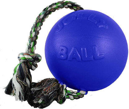 Interactive Fetch Romp-N-Roll Rope and Ball Dog Toy Small Medium Large Non Toxic