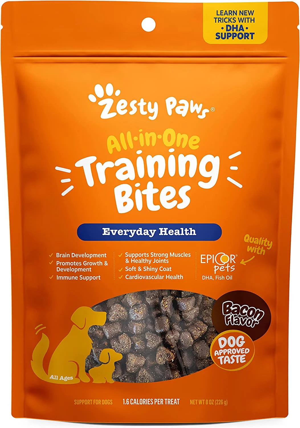 Zesty Paws All-In-One Training Treats for Dogs | 8 oz Soft Chews