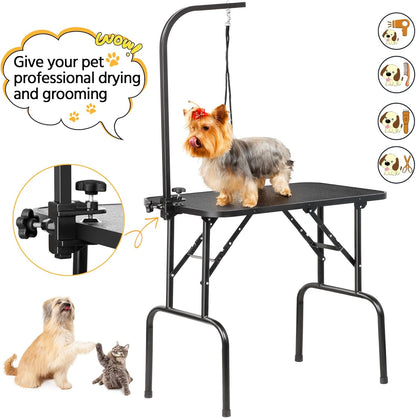 32-Inch Foldable Pet Dog Grooming Table