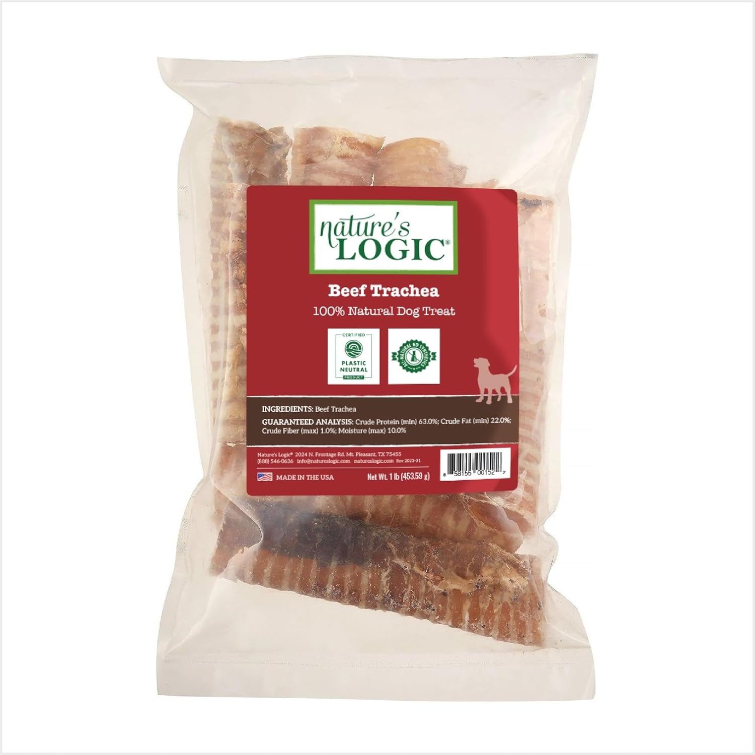 High Protein Beef Lung Treat, 1Lb USA MADE