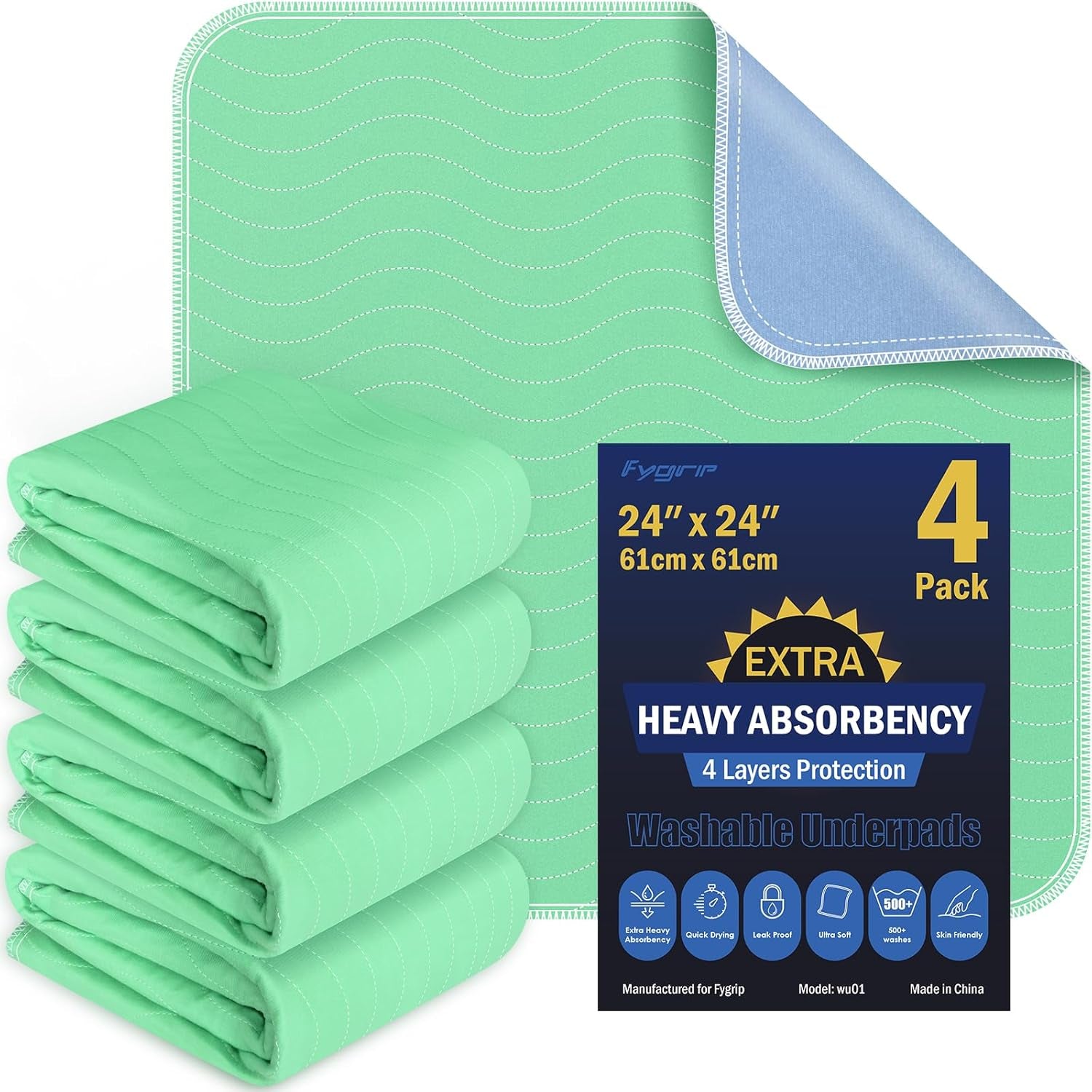 Reusable Washable Pee Pads for Dogs, Diaper Changing