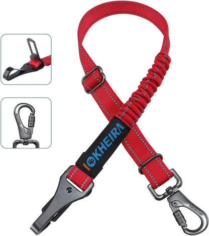 3-In-1 Dog Seat Belt Car Harness | Adjustable, Reflective, Durable Safety Tether