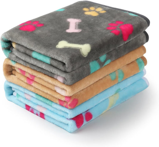 3 Blankets Fluffy Premium Fleece Pet Blanket