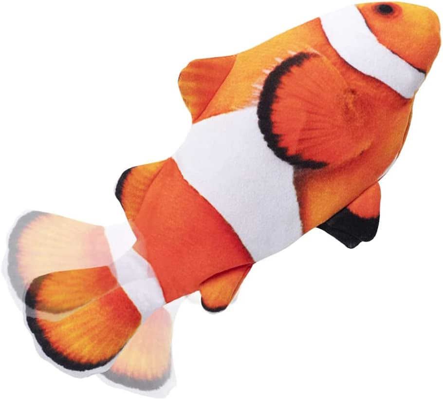 Interactive Cat Toys Flopping Fish with Catnip