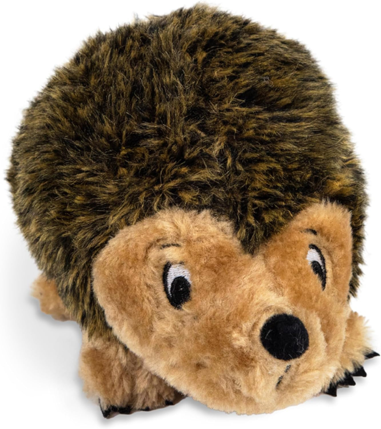 Hedgehogz Squeaking Plush Dog Toy for Play and Snuggling