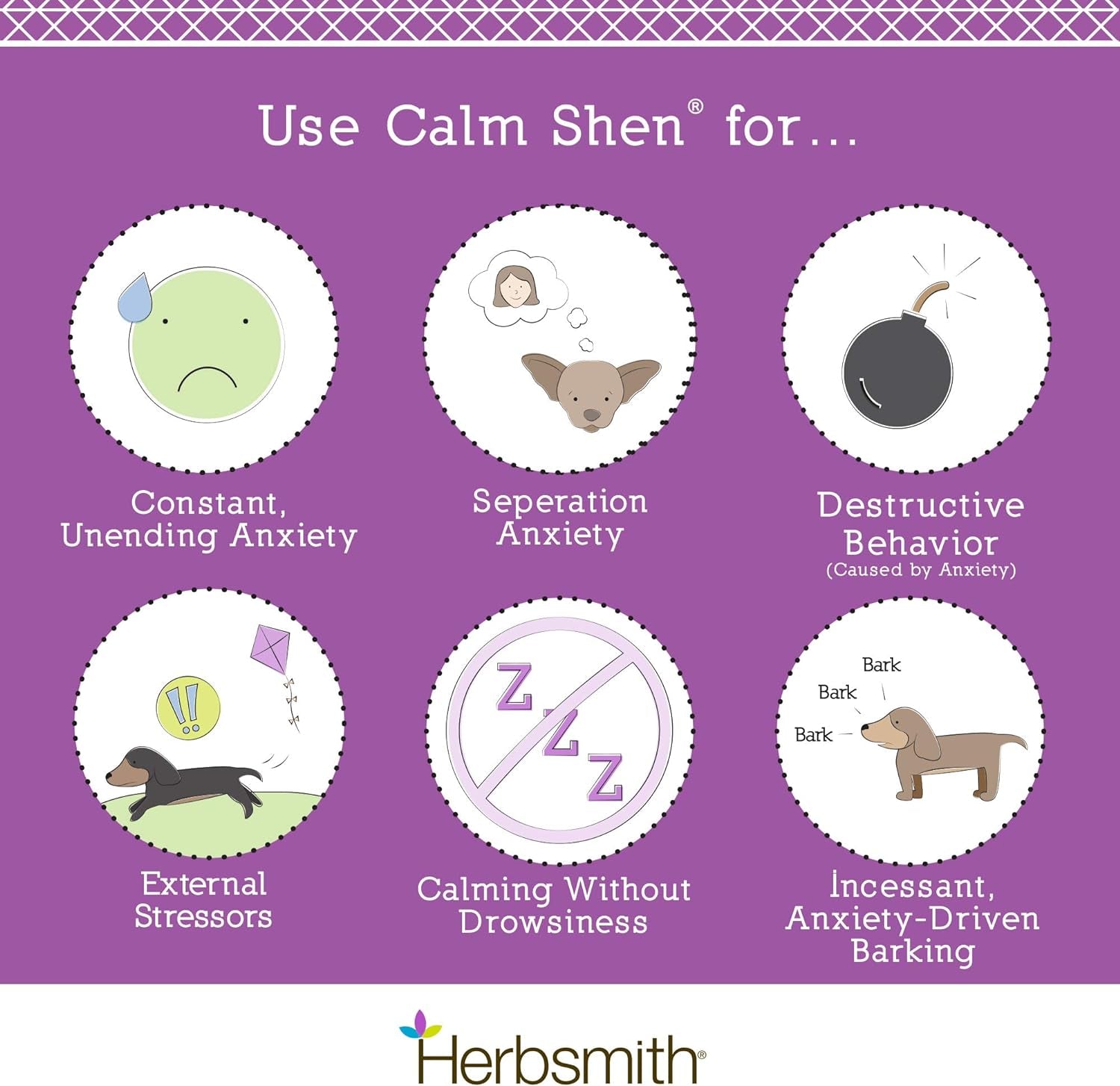 Calm Shen – Herbal Blend for Dogs & Cats – Natural Anxiety Remedy