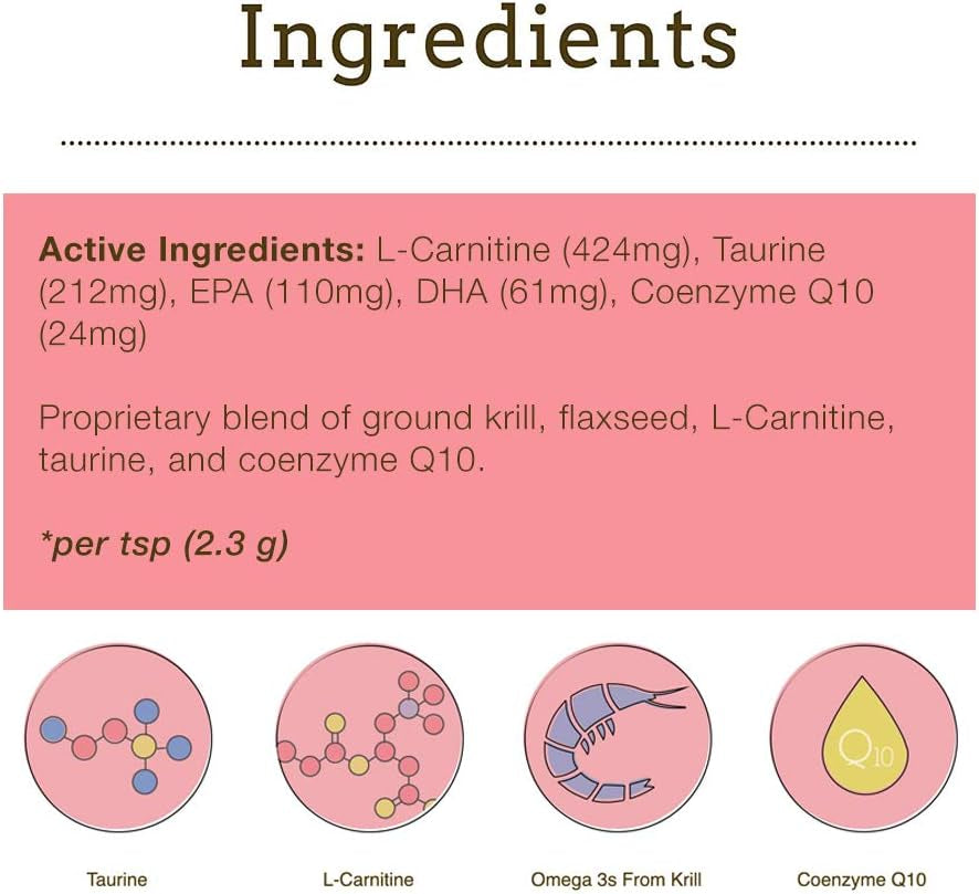 Taurine Boost - Cardiac and Heart Support for Dogs and Cats | With CoQ10, Taurine, and L-Carnitine | Advanced Heart Health Supplement