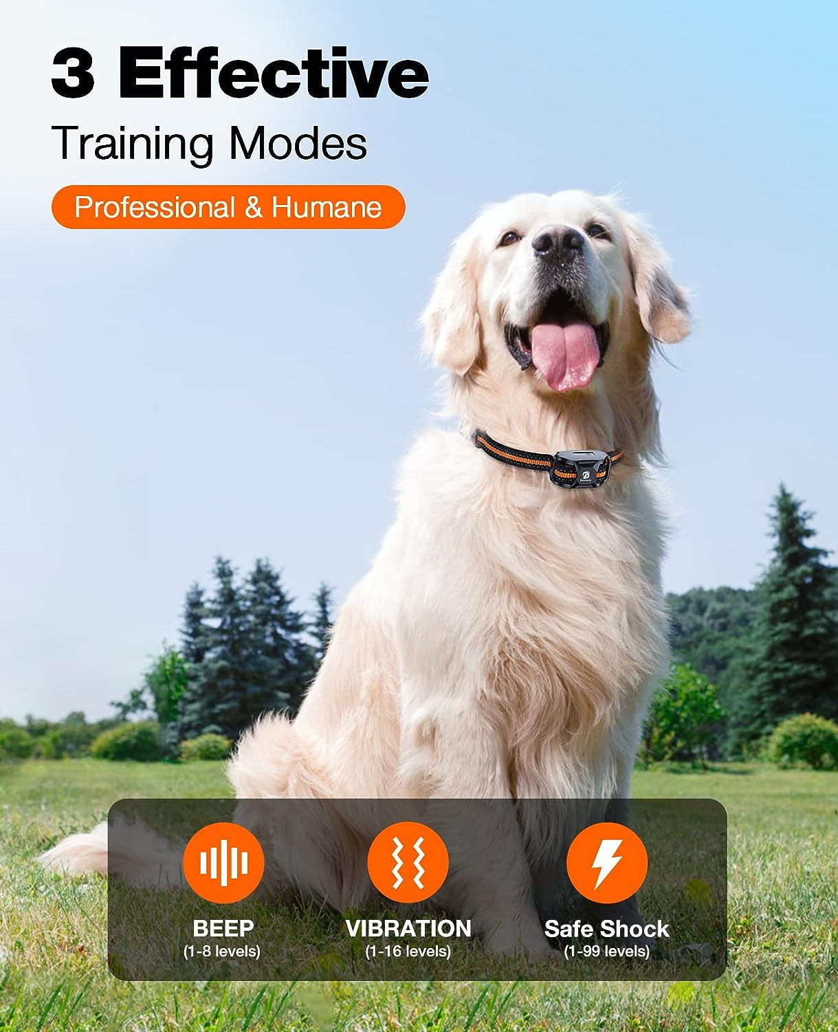 Dog Training Collar with Remote for Small Medium Large Dogs