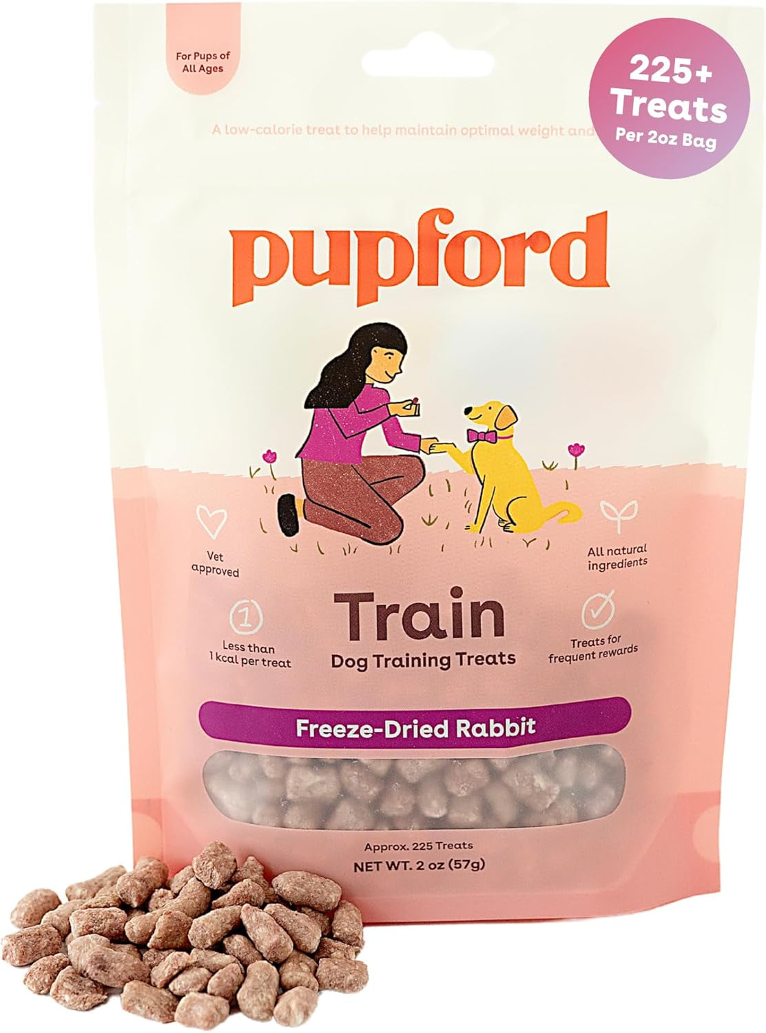 Freeze Dried Training Treats for Dogs & Puppies, 225+ Three Ingredient Bites (Beef Liver, 2 Oz)