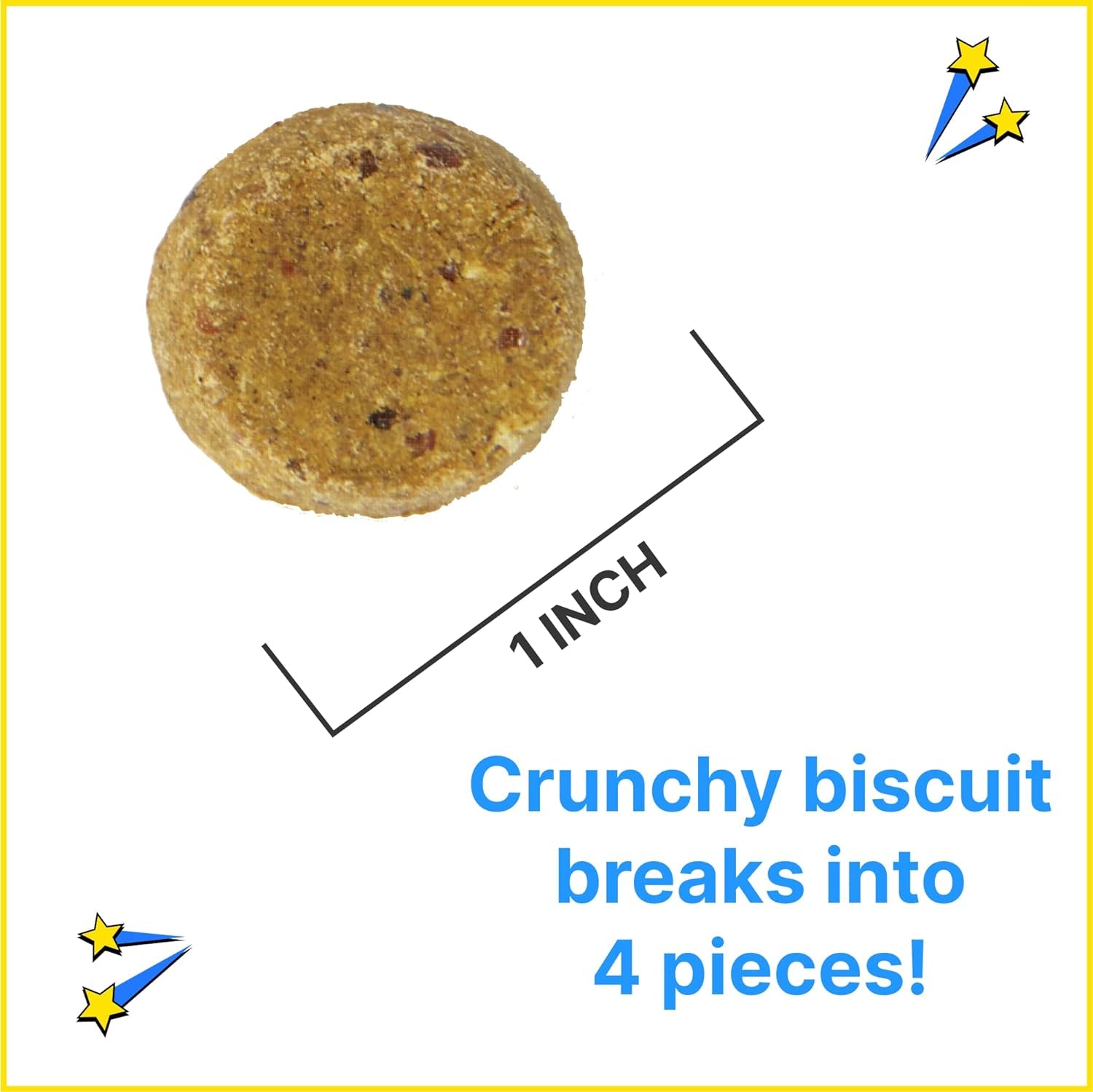 Chippin Blueberry Cricket Antioxidant Dog Biscuit | Natural Joint Health | Made in USA | Chicken-Free, Hypoallergenic, Human-Grade Novel Protein | Puppy & Senior Dogs | 2-Pack!