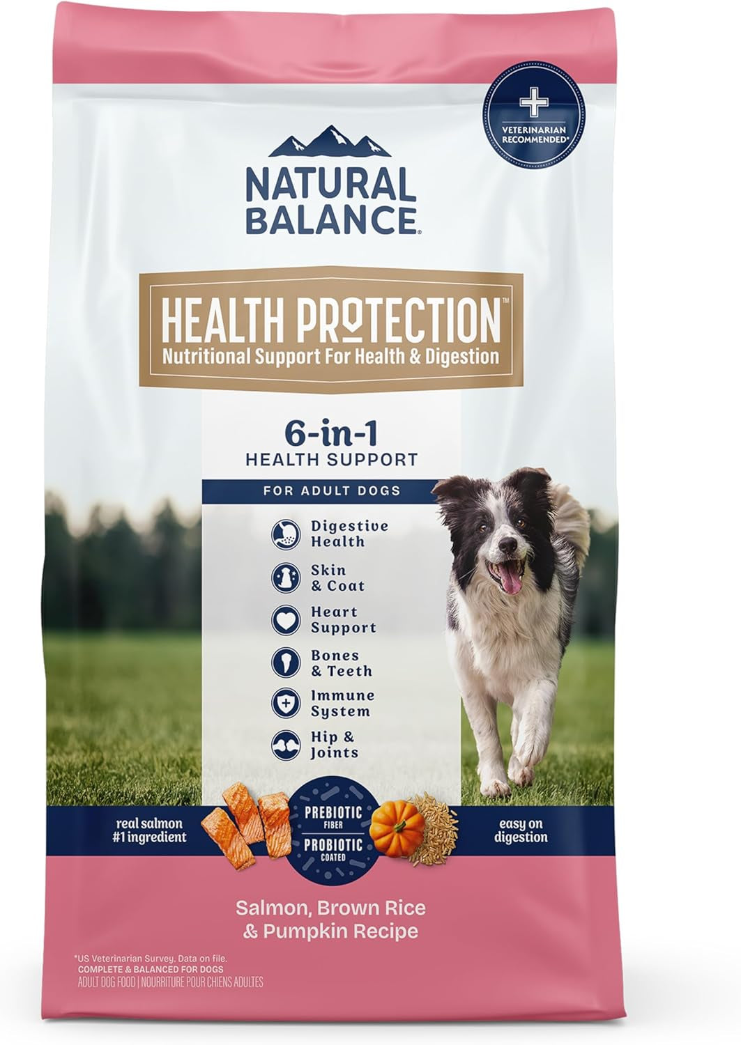 Health Protection Dry Dog Food for Digestive Wellness 6-IN-1