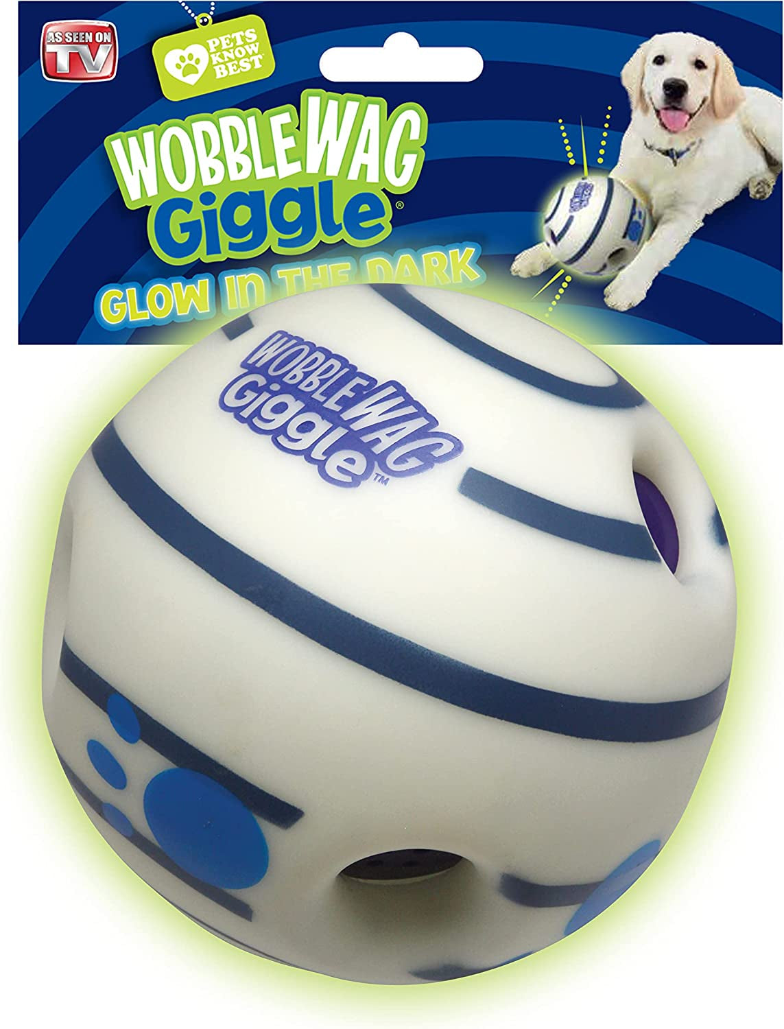 Interactive Ball Dog Toy Fun Giggle Sounds When Rolled or Shaken Pets Know Best Giggling Sound