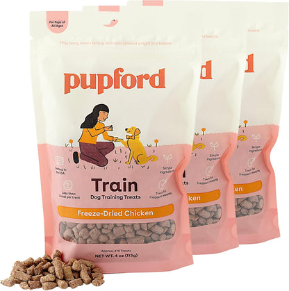 Freeze Dried Training Treats for Dogs & Puppies, 225+ Three Ingredient Bites (Beef Liver, 2 Oz)