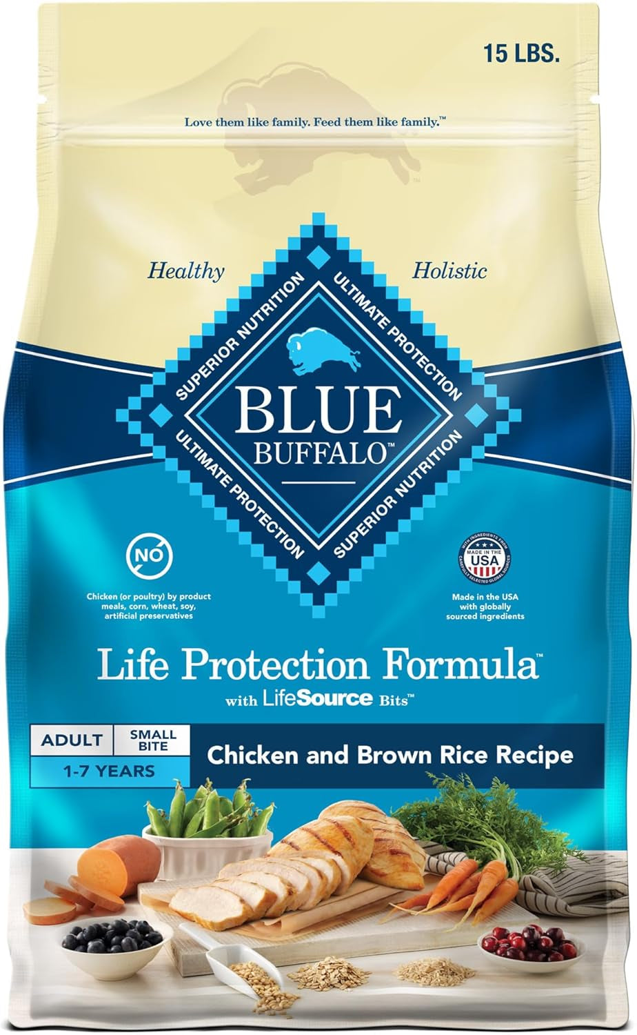  Adult Dry Dog Food for Strong Muscles Life Protection Formula