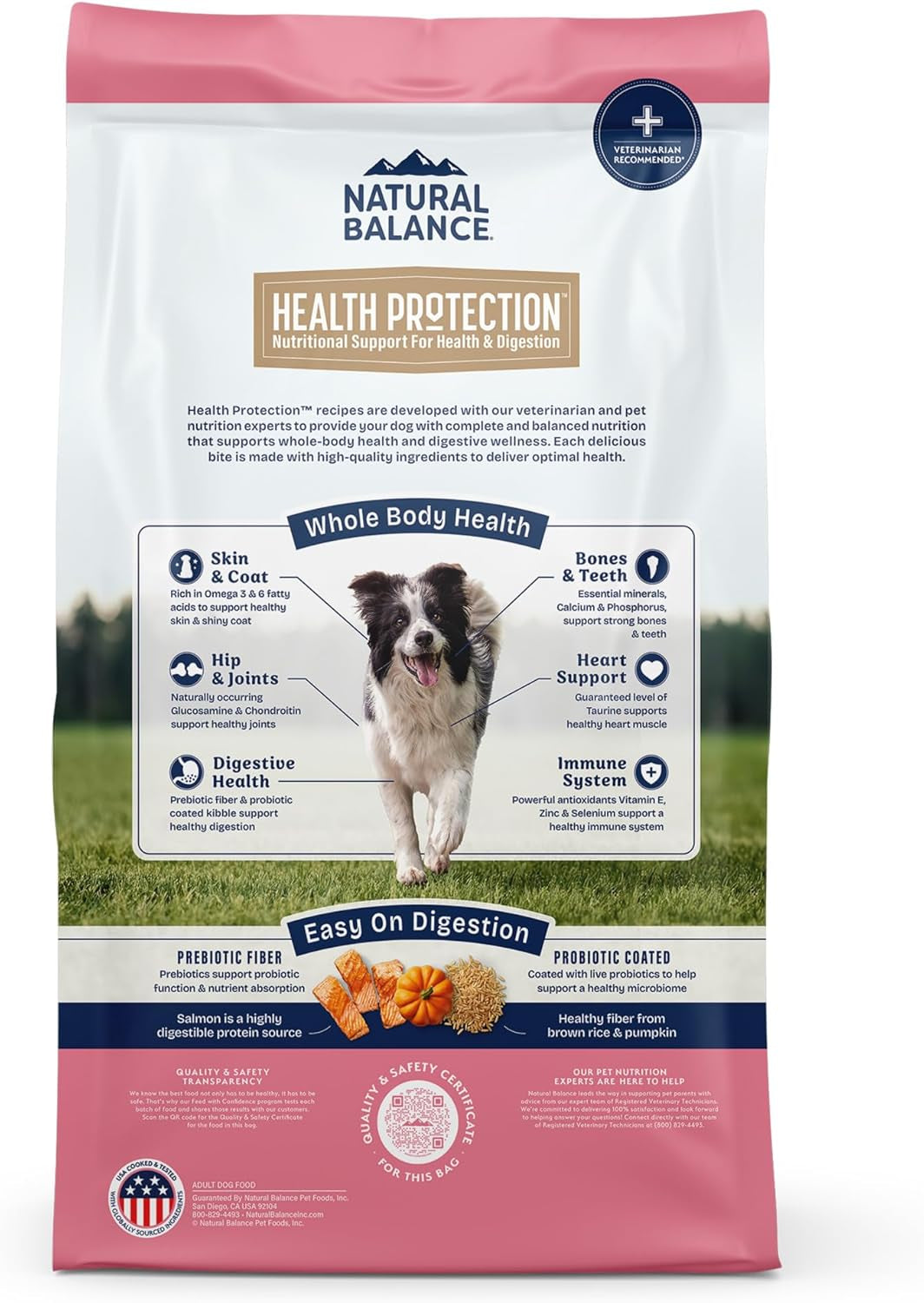 Health Protection Dry Dog Food for Digestive Wellness 6-IN-1