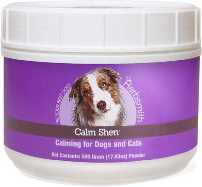 Calm Shen – Herbal Blend for Dogs & Cats – Natural Anxiety Remedy