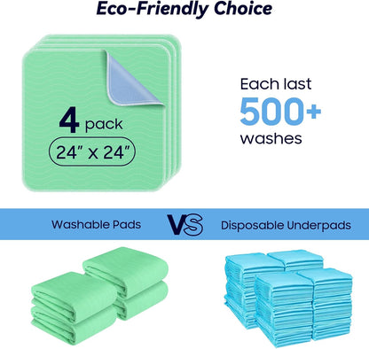 Reusable Washable Pee Pads for Dogs, Diaper Changing