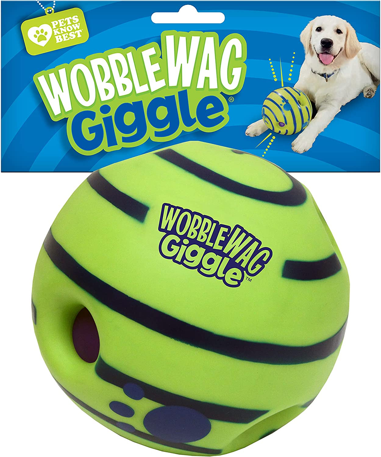 Interactive Ball Dog Toy Fun Giggle Sounds When Rolled or Shaken Pets Know Best Giggling Sound