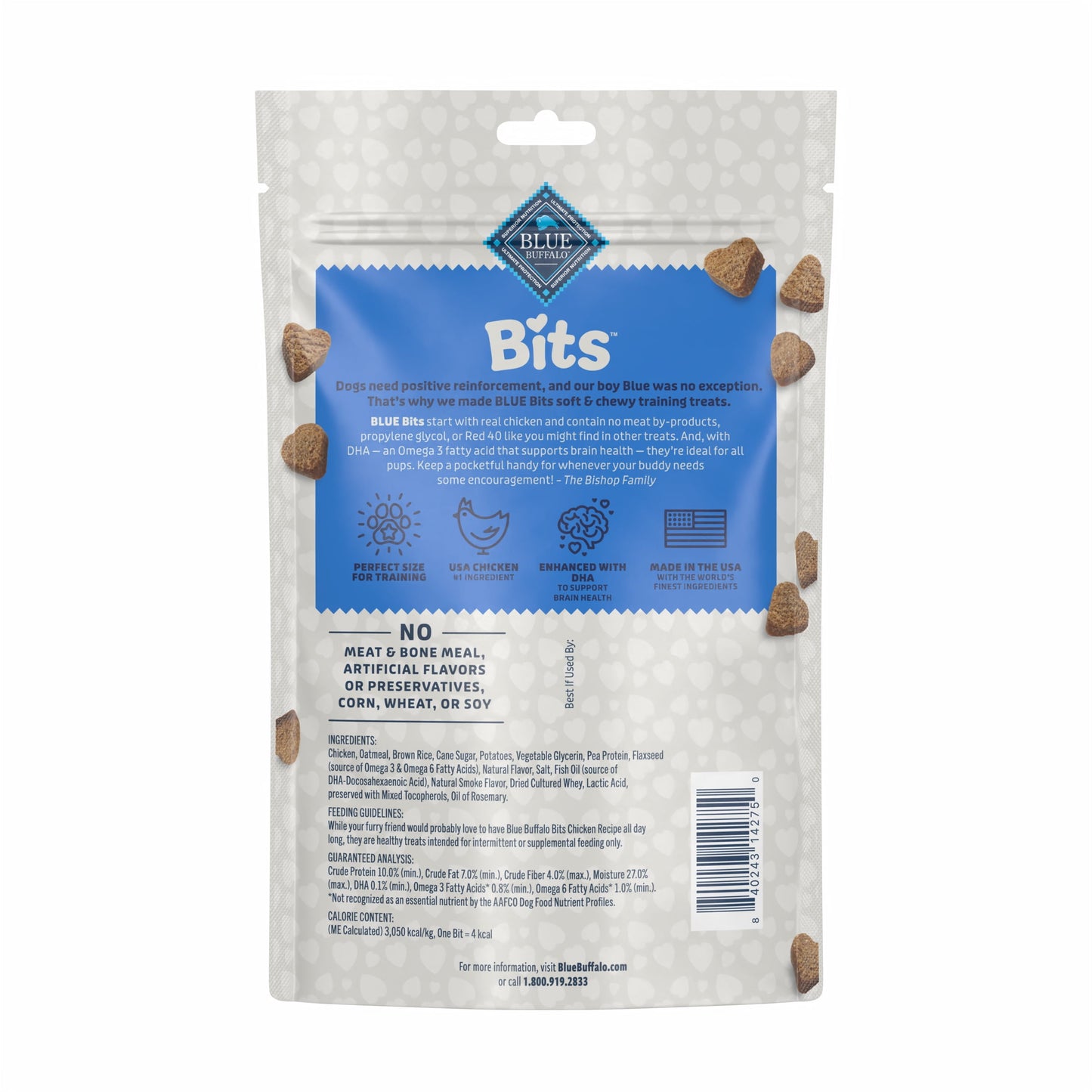 BLUE Bits Soft-Moist Training Treats for Dogs | Chicken Flavor | 11 oz. Bag