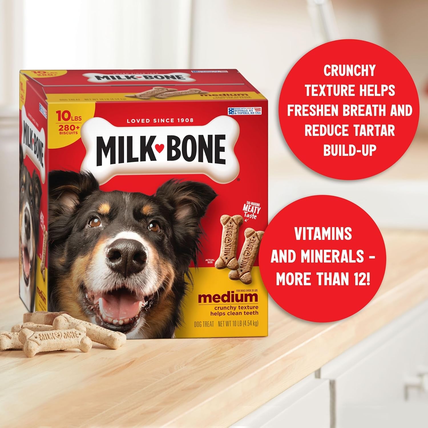 Milk-Bone Original Biscuits Dog Treats USA Made