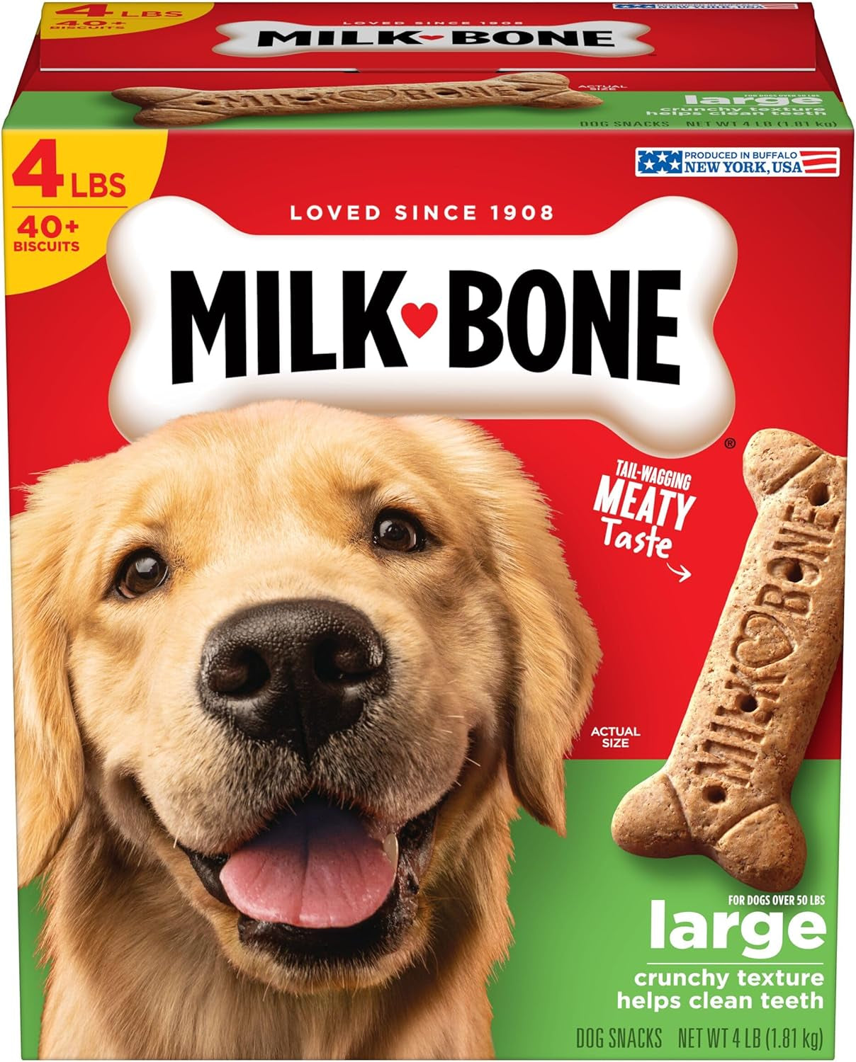 Milk-Bone Original Biscuits Dog Treats USA Made